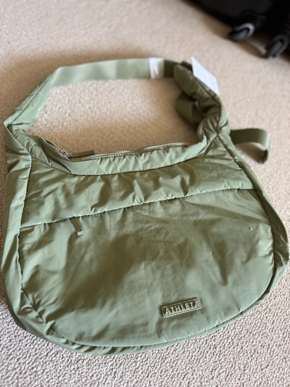 Athleta Sage Green Hobo Bag new with tags